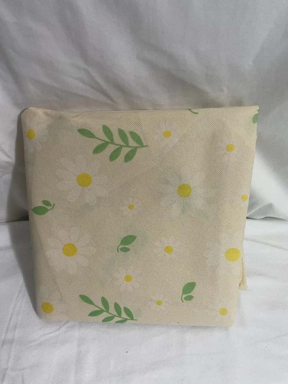 Floral Under Bed Storage Bag Zippered Blanket Clothes Organizer with Handles